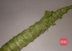 莴笋叶拌粉丝的做法图解5