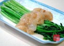 鱼肚扒菜心的做法图解18