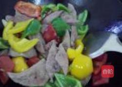 彩椒炒猪肝的做法图解11