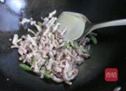 肉炒半边豆角的做法图解4