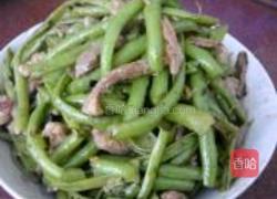 肉炒半边豆角的做法图解6