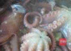 黄豆酱小葱拌八带的做法图解3