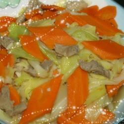 胡萝卜炒椰菜的做法[图]