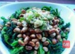 凉拌菠菜花生米的做法图解9