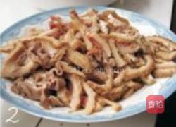 孜然炒羊肚的做法图解2