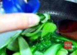 家常清炒油菜的做法图解4