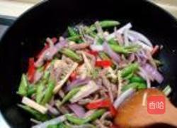 杭椒炒牛肉的做法图解7