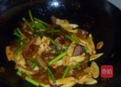 茭白回锅肉的做法图解10