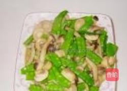 菌菇荷兰豆的做法图解5