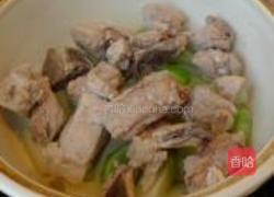 玉米萝卜炖排骨的做法图解3