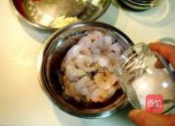 翡翠虾仁的做法图解4