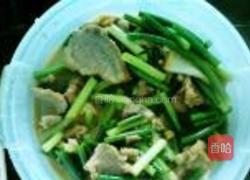 蒜苗炒咸肉片的做法图解10