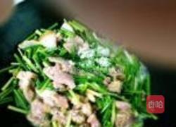 蒜苗炒咸肉片的做法图解8