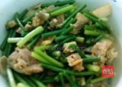 蒜苗炒咸肉片的做法图解9