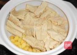 枝竹银杏浸豆苗的做法图解4
