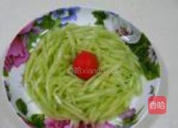 青芥瓜丝的做法图解4