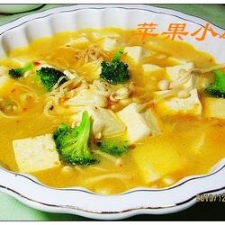 剁椒金针豆腐汤的做法[图]