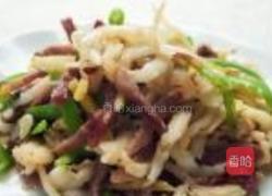 腊肉炒银鱼的做法图解8