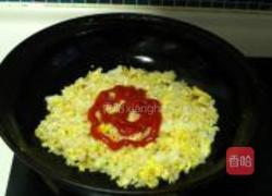 茄汁蛋炒饭的做法图解5