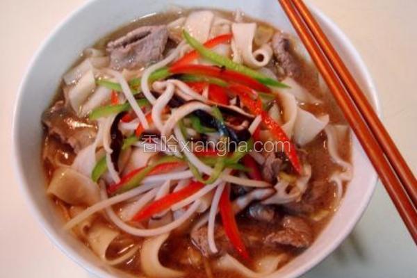 牛肉汆儿烩面