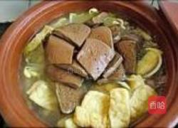 鸭胗鸭血煲的做法图解8