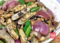 豉椒炒蛏子的做法图解6