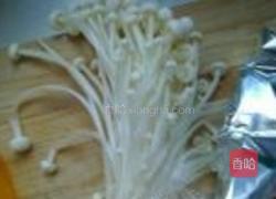 烤葱香金针菇的做法图解1