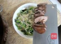 卤鸭肝湿炒粉的做法图解16