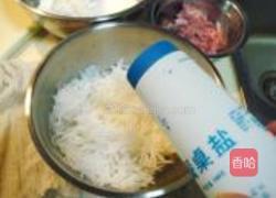 香煎萝卜丝饼的做法图解3