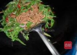四季豆炒肉丝的做法图解7