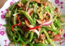 四季豆炒肉丝的做法图解8