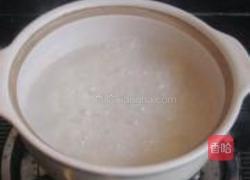南瓜花糯米粥的做法图解4