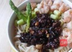 芦笋鲜虾炸酱面的做法图解16