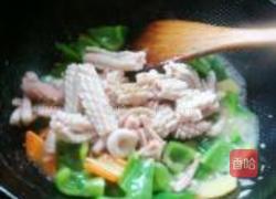 白炒墨鱼卷的做法图解13