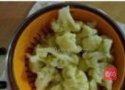 菜花炒鸡胗的做法图解4