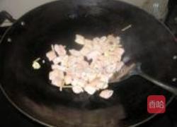 酸菜炒大肠的做法图解5