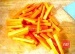 素炒西芹三丝的做法图解2