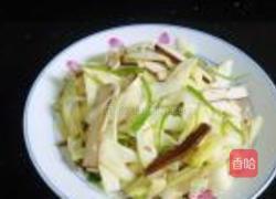 茭白炒豆干的做法图解7