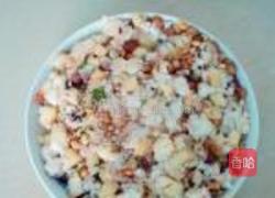 腊肉芋头糕的做法图解7