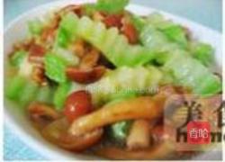 西葫芦素炒滑子菇的做法图解8