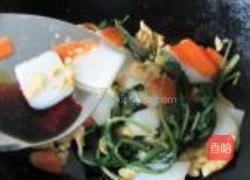 蒲公英鸡蛋炒年糕的做法图解14