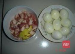 虎皮蛋烧肉的做法图解1