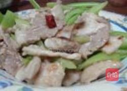 芹菜炒肉片的做法图解7