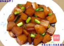 蒜苗红烧白萝卜的做法图解12