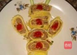 榨菜蛋卷的做法图解8