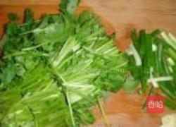 香菜爆炒羊肉的做法图解4