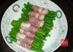 黑椒培根豇豆卷的做法图解3