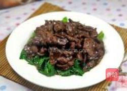 柱侯牛肉扒芥蓝的做法图解10