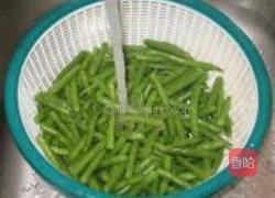鸡肉炒四季豆的做法图解4