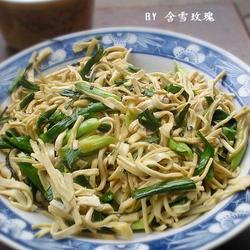 大蒜炒干丝的做法[图]